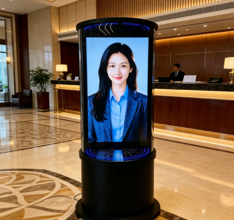 蓝速科技丨大堂里的 “新同事”(图1)