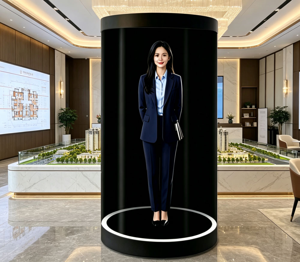 蓝速科技|3D 全息数字人舱:重塑售楼部沉浸式接待新范式(图7) 蓝速科技|3D 全息数字人舱:重塑售楼部沉浸式接待新范式(图7)