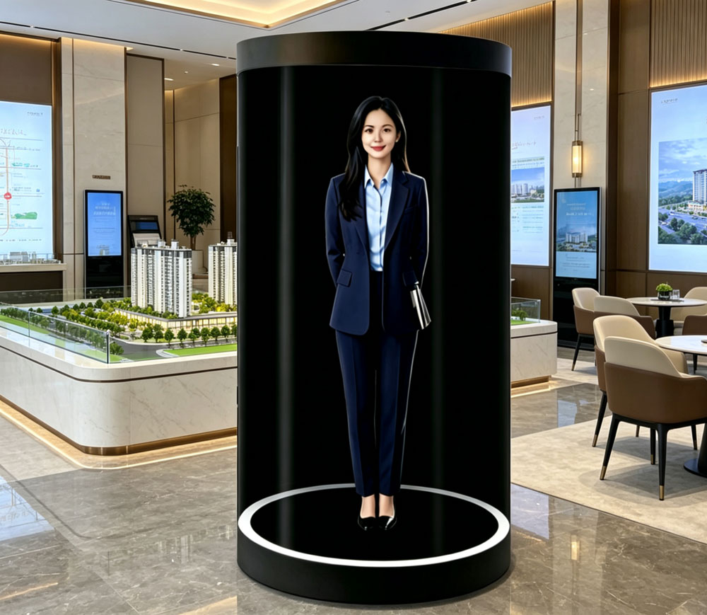 蓝速科技|3D 全息数字人舱:重塑售楼部沉浸式接待新范式(图4) 蓝速科技|3D 全息数字人舱:重塑售楼部沉浸式接待新范式(图4)