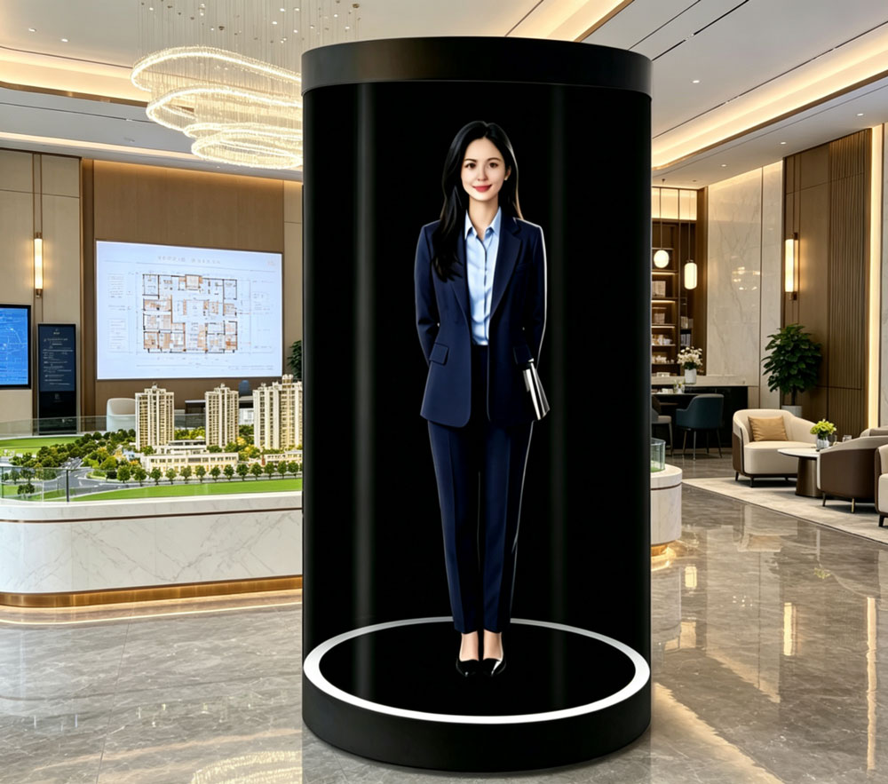 蓝速科技|3D 全息数字人舱:重塑售楼部沉浸式接待新范式(图3) 蓝速科技|3D 全息数字人舱:重塑售楼部沉浸式接待新范式(图3)