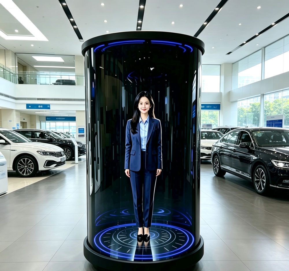 蓝速科技｜数字人全息舱，汽车 4S 店的服务破局点(图1)