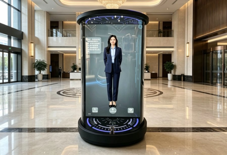 蓝速科技 3D 全息数字人舱：能唠嗑能办事，像真人老友全天候陪伴(图2)