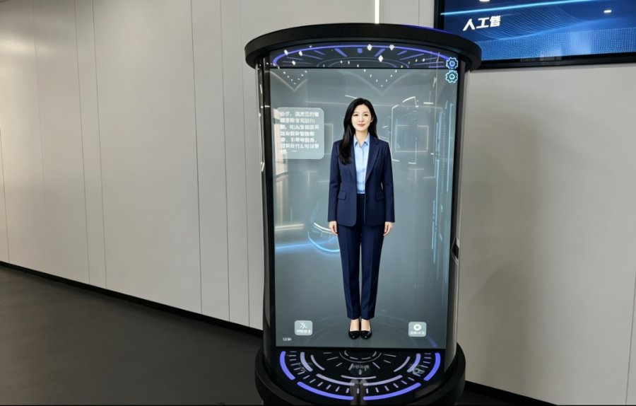 蓝速科技 3D 全息数字人舱：能唠嗑能办事，像真人老友全天候