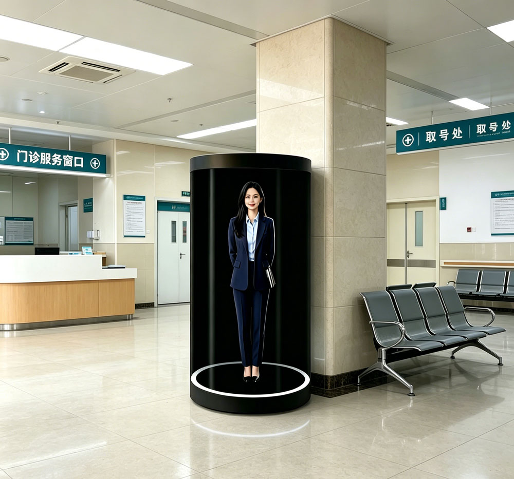 蓝速科技丨3D全息舱一体机，高端写实裸眼3D数字人适配全场景(图2)