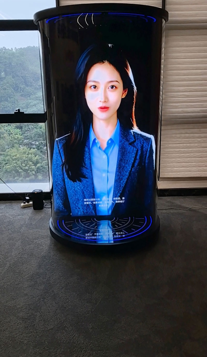 蓝速科技丨3D全息舱一体机，软硬件自研，配套交互软件数字人免费(图1)
