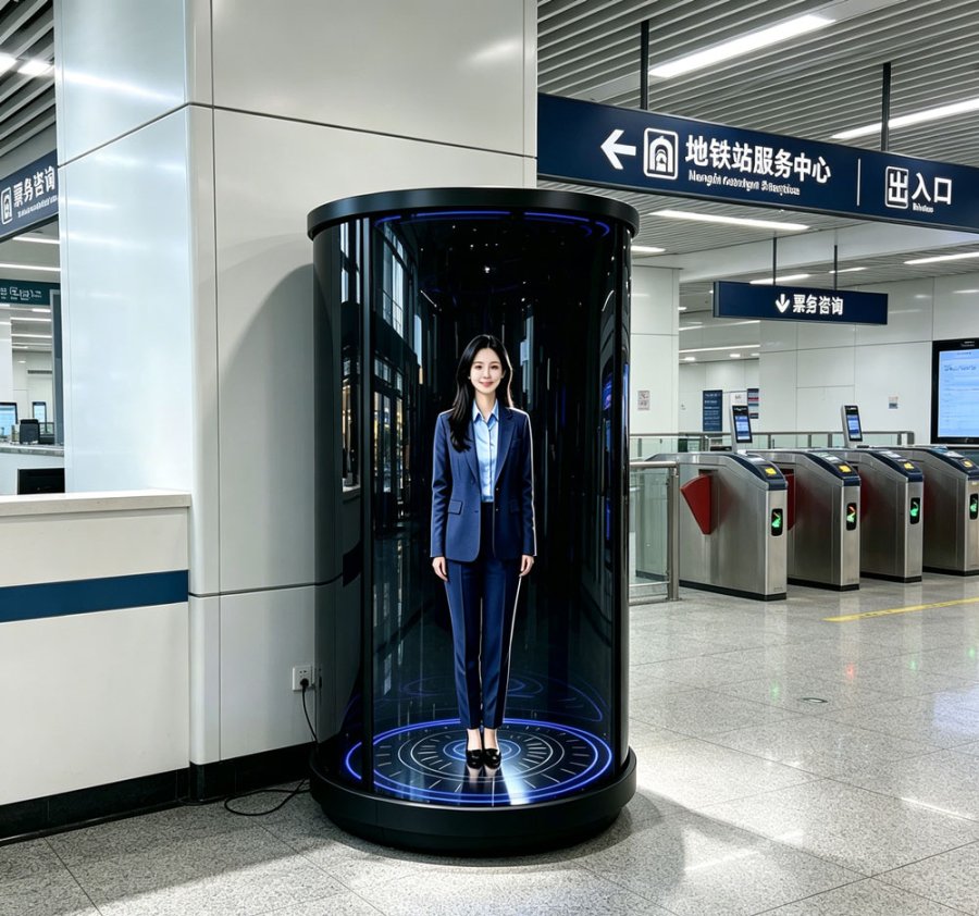 蓝速科技|AI数字人化解访客咨询尴尬提升展厅转化(图2) 蓝速科技|AI数字人化解访客咨询尴尬提升展厅转化(图2)