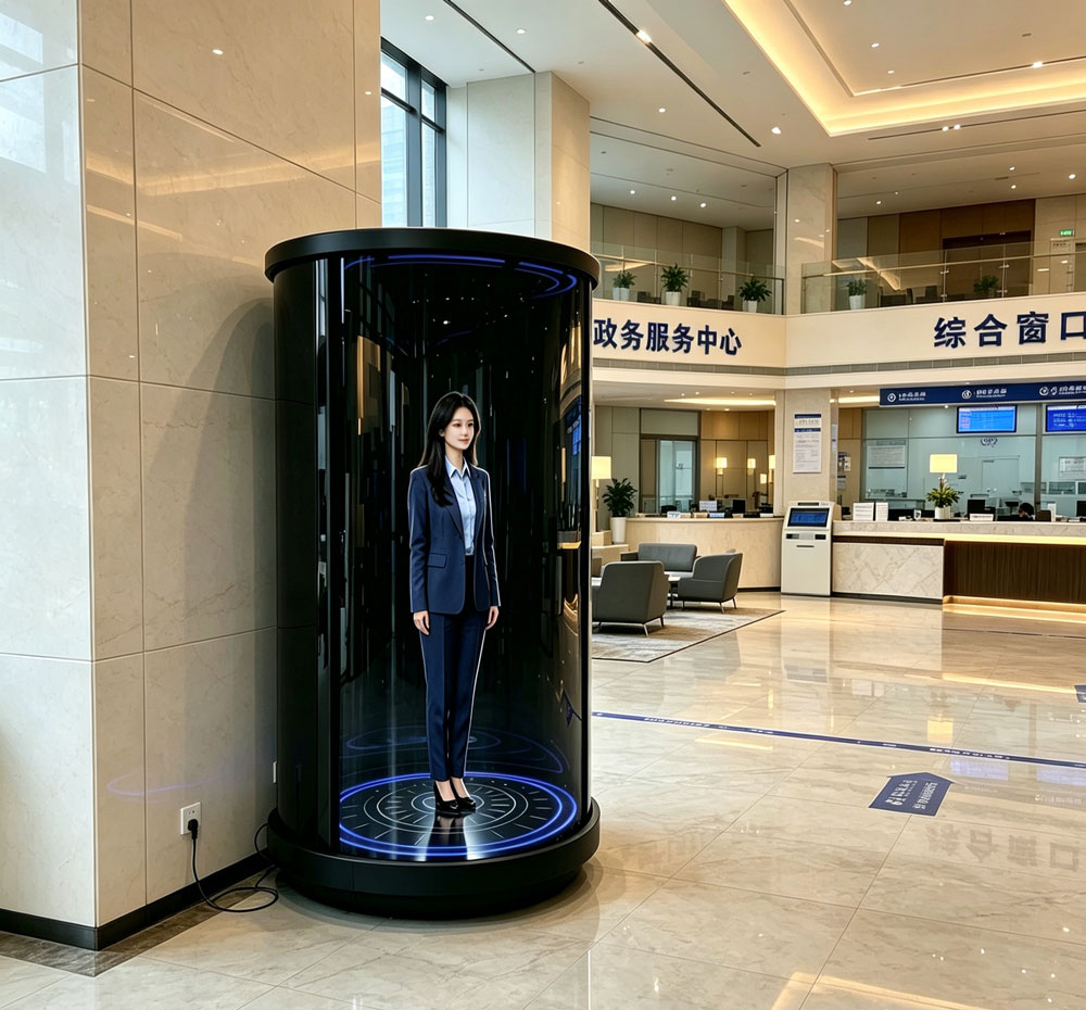 蓝速科技|AI数字人化解访客咨询尴尬提升展厅转化(图1) 蓝速科技|AI数字人化解访客咨询尴尬提升展厅转化(图1)