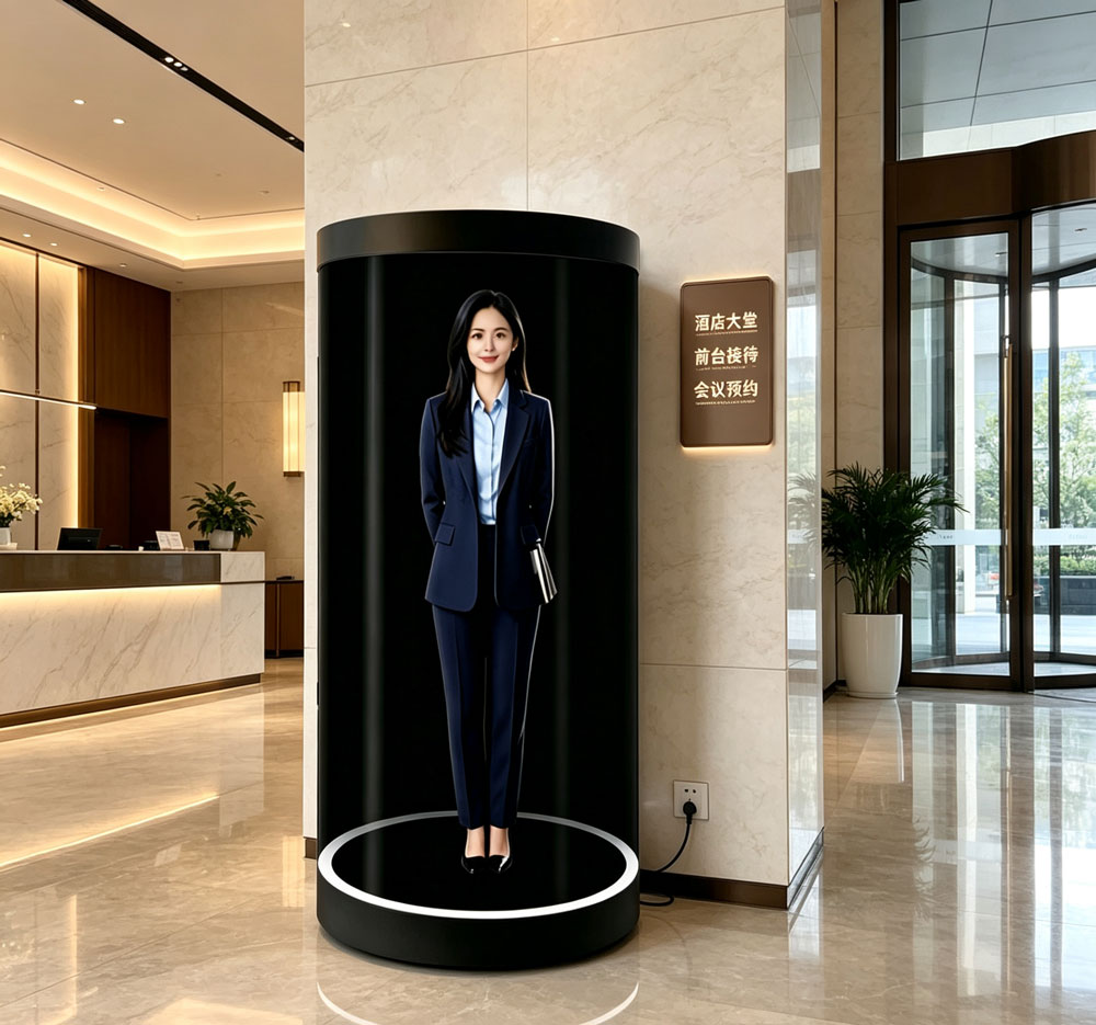 蓝速科技丨3D全息仓AI数字人一体机，全息舱源头工厂软硬件自研(图2)