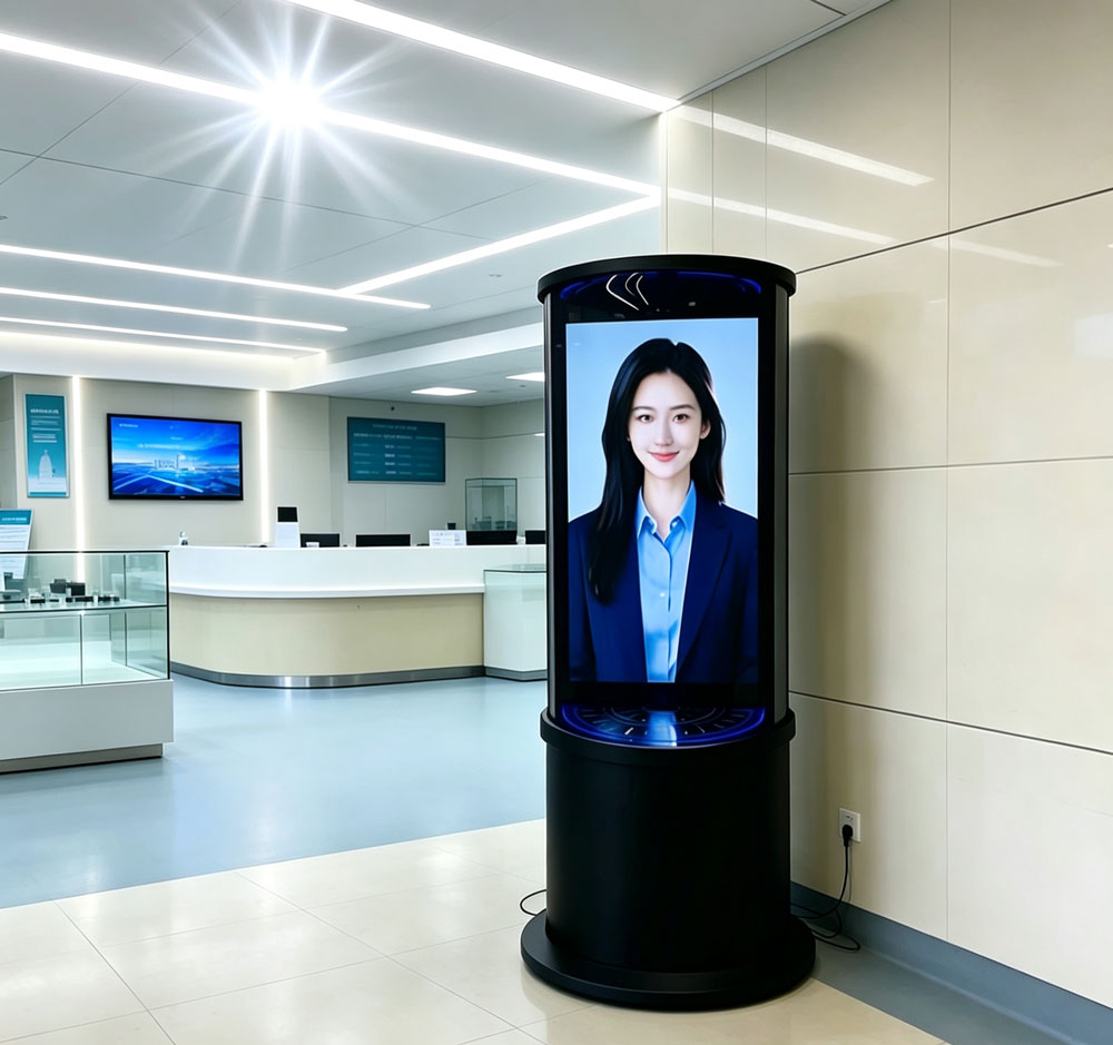 蓝速科技丨43寸3D全息舱 AI 数字人一体机兼顾性价比与视觉观感(图1) 蓝速科技丨43寸3D全息舱 AI 数字人一体机兼顾性价比与视觉观感(图1)