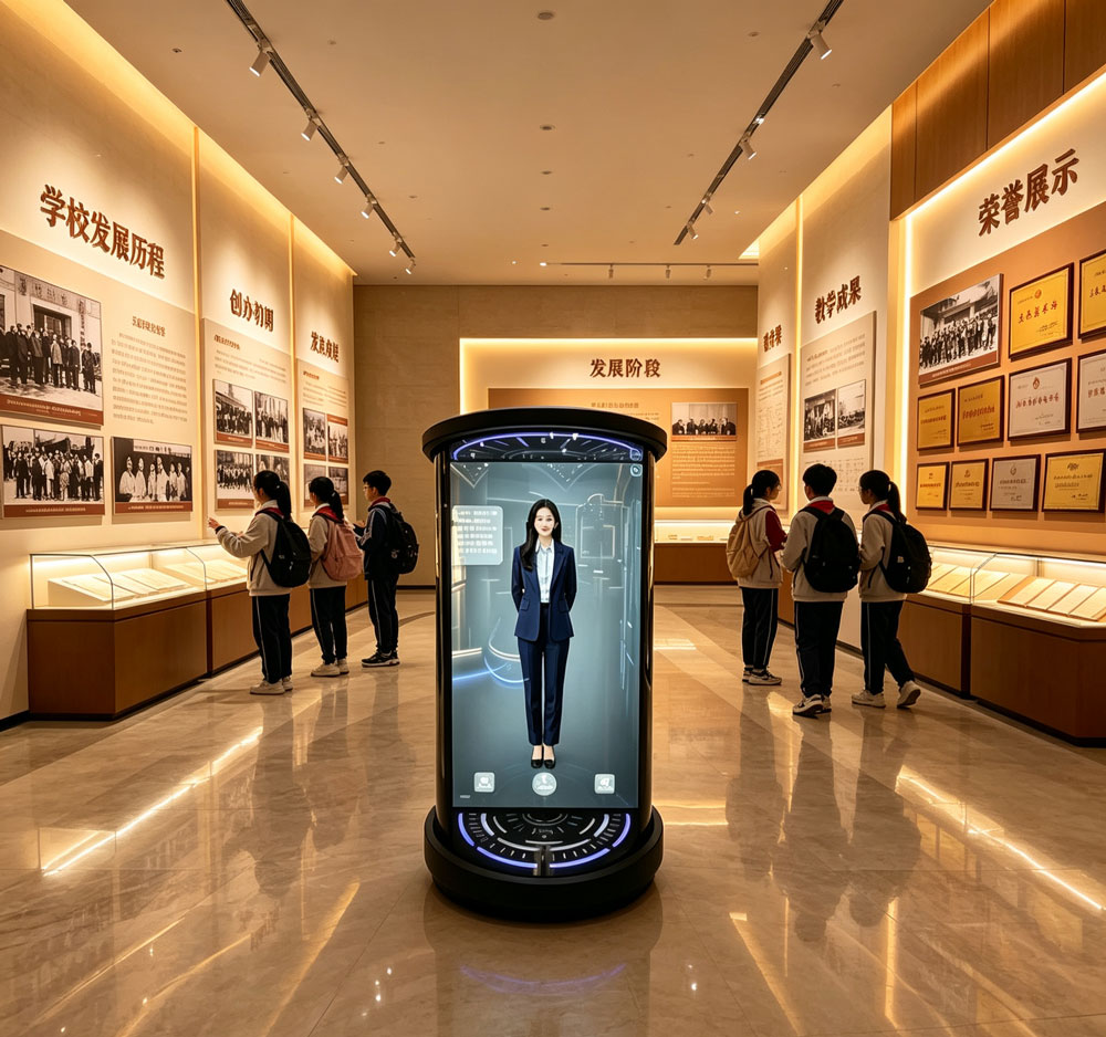 蓝速科技 LARXU|校园智慧3D全息仓AI数字人一体机全息舱实时互动(图1) 蓝速科技 LARXU|校园智慧3D全息仓AI数字人一体机全息舱实时互动(图1)