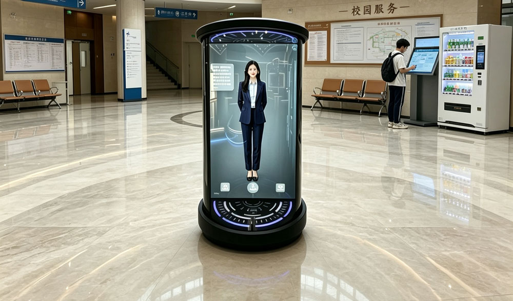 蓝速科技 LARXU｜校园智慧3D全息仓AI数字人一体机全息