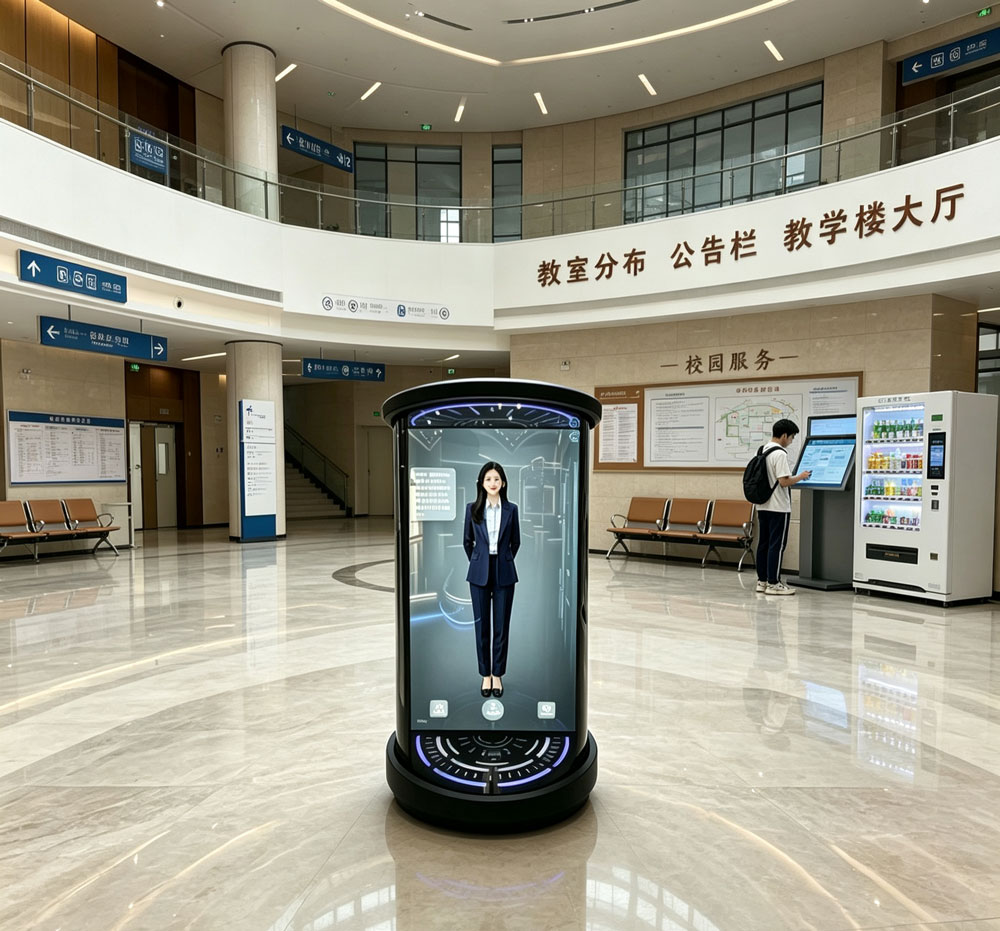 蓝速科技 LARXU|校园智慧3D全息仓AI数字人一体机全息舱实时互动(图2) 蓝速科技 LARXU|校园智慧3D全息仓AI数字人一体机全息舱实时互动(图2)
